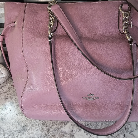 RARE Coach Elle Chain Tote in Jasmine - Picture 6 of 8